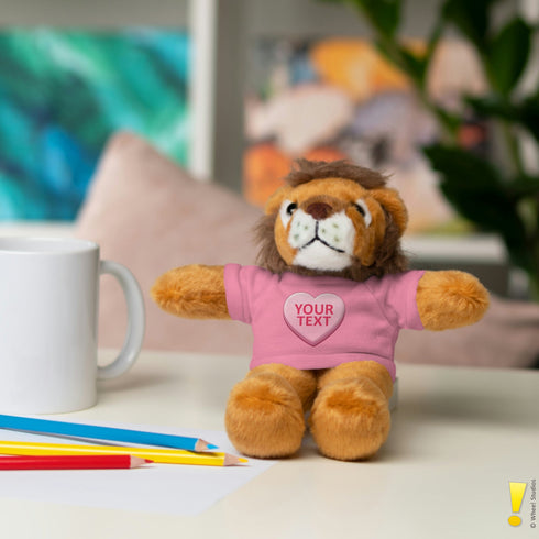 Personalized Candy Heart Stuffed Animal with Tee
